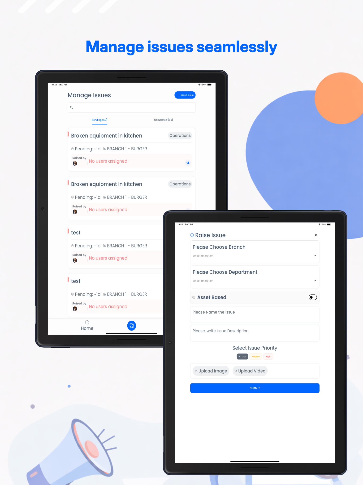Issue Management Interface